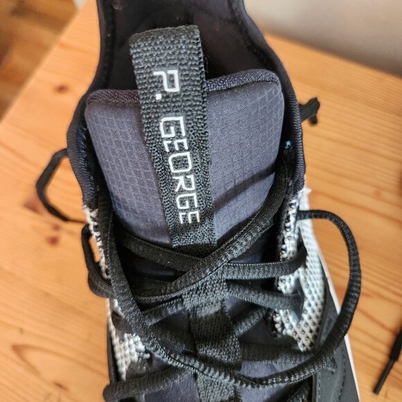 Nike Black & White Men’s P. George Athletic Shoes Size 10 - Picture 10 of 11